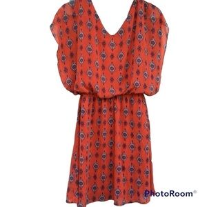 Aina Be chiffon casual mini dress